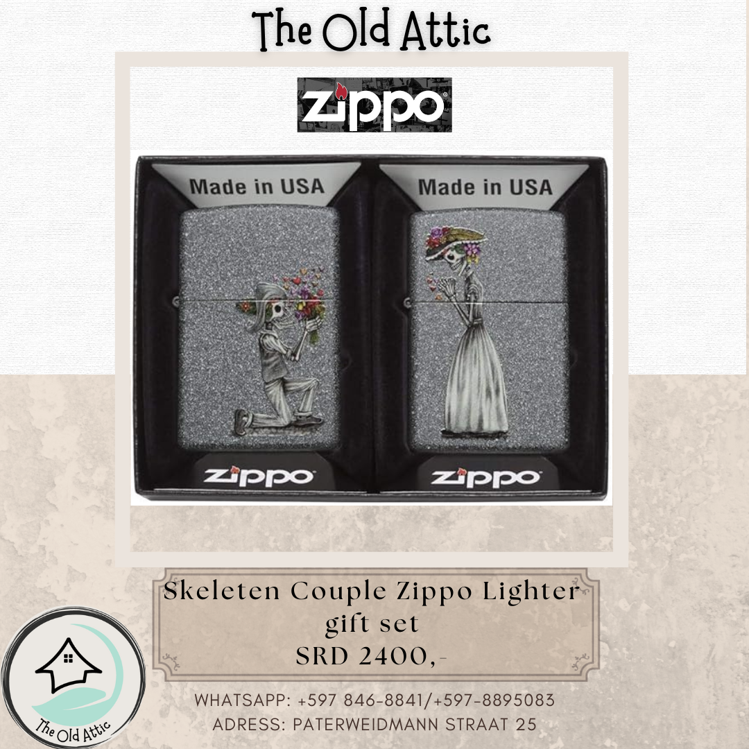 Skeleton Couple Zippo Lighter_0