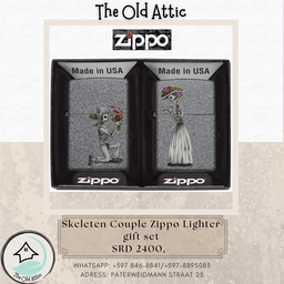 Skeleton Couple Zippo Lighter