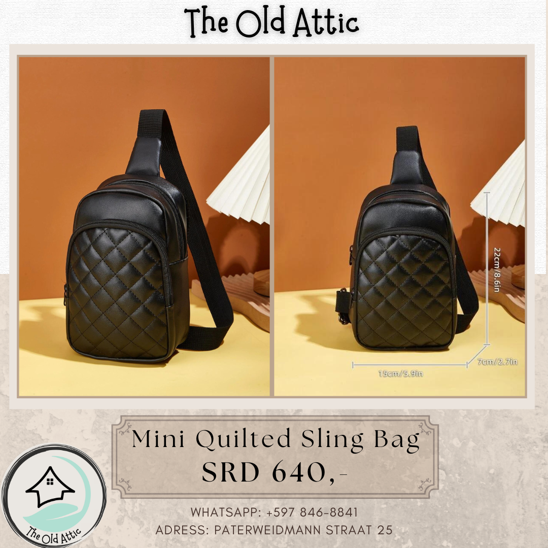 Mini Quilted Sling Bag