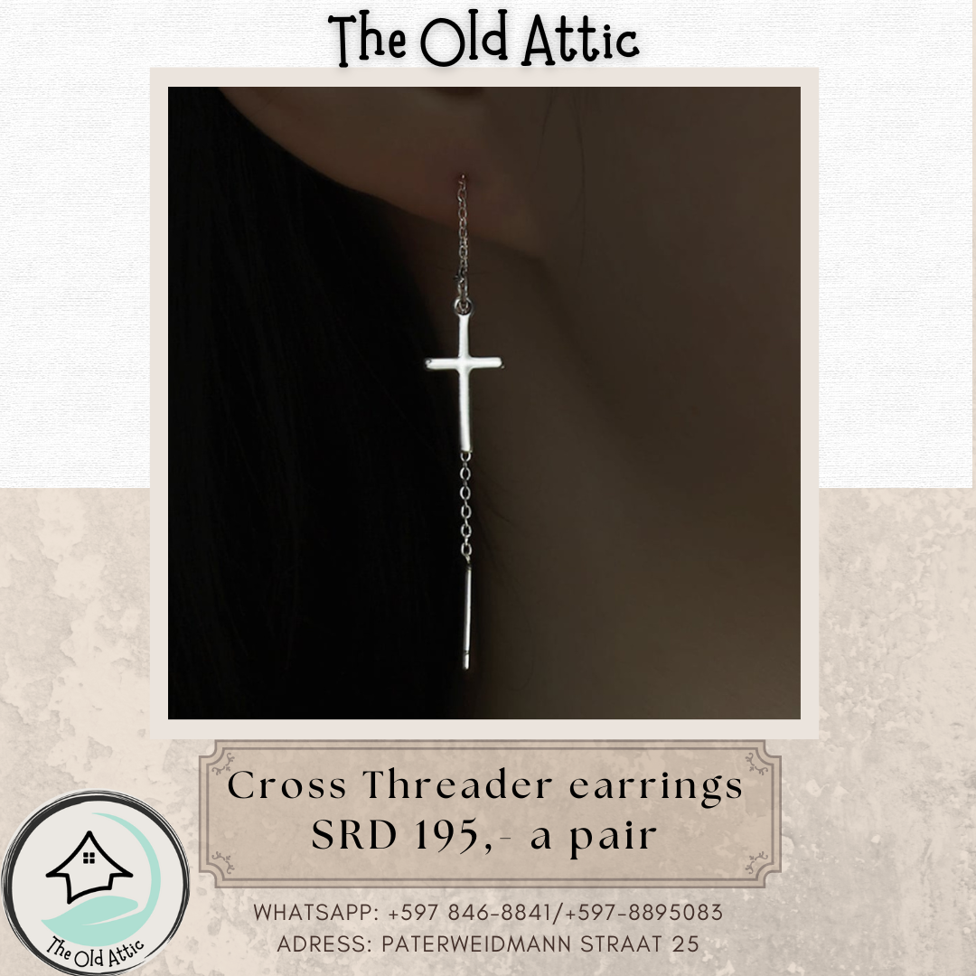 Cross Threader earrings