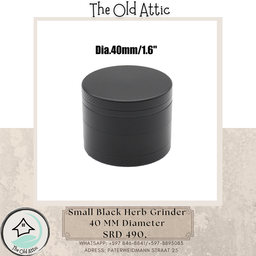 small Black Herb Grinder