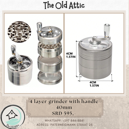 4 Layer Grinder with Handle