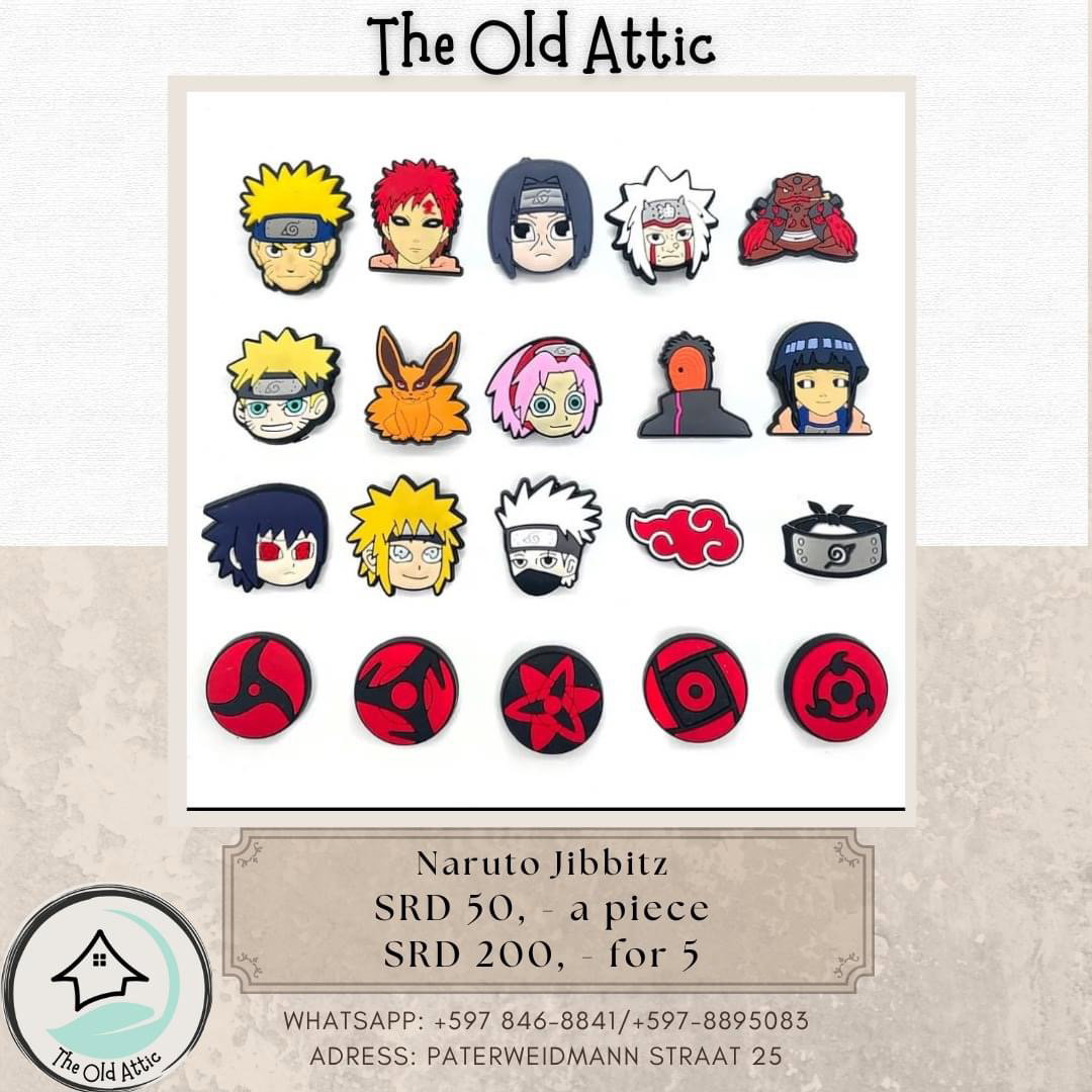 Naruto jibbitz 