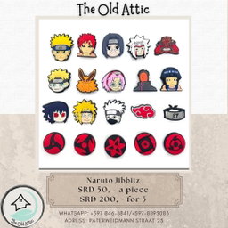Naruto jibbitz 