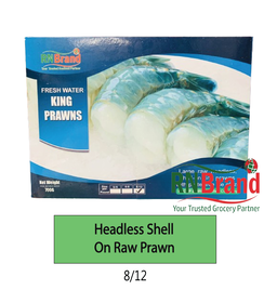 King Prawn Head Less Shell on Block 