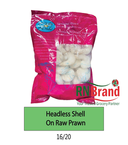 King Prawn Head Less Shell on Block 