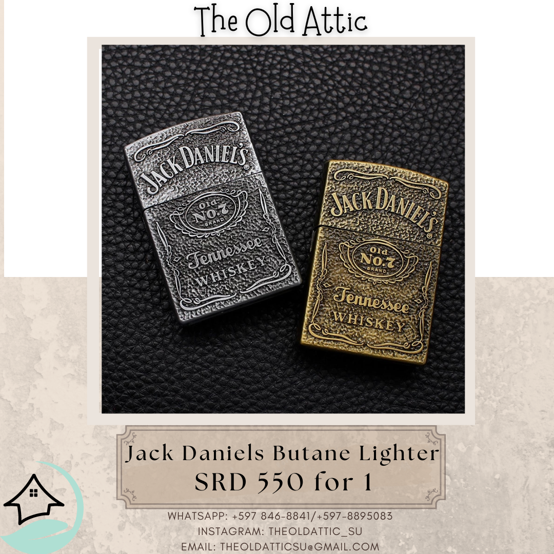 Jack Daniels Butane Lighter Silver 
