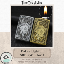 Poker Lighter Silver 