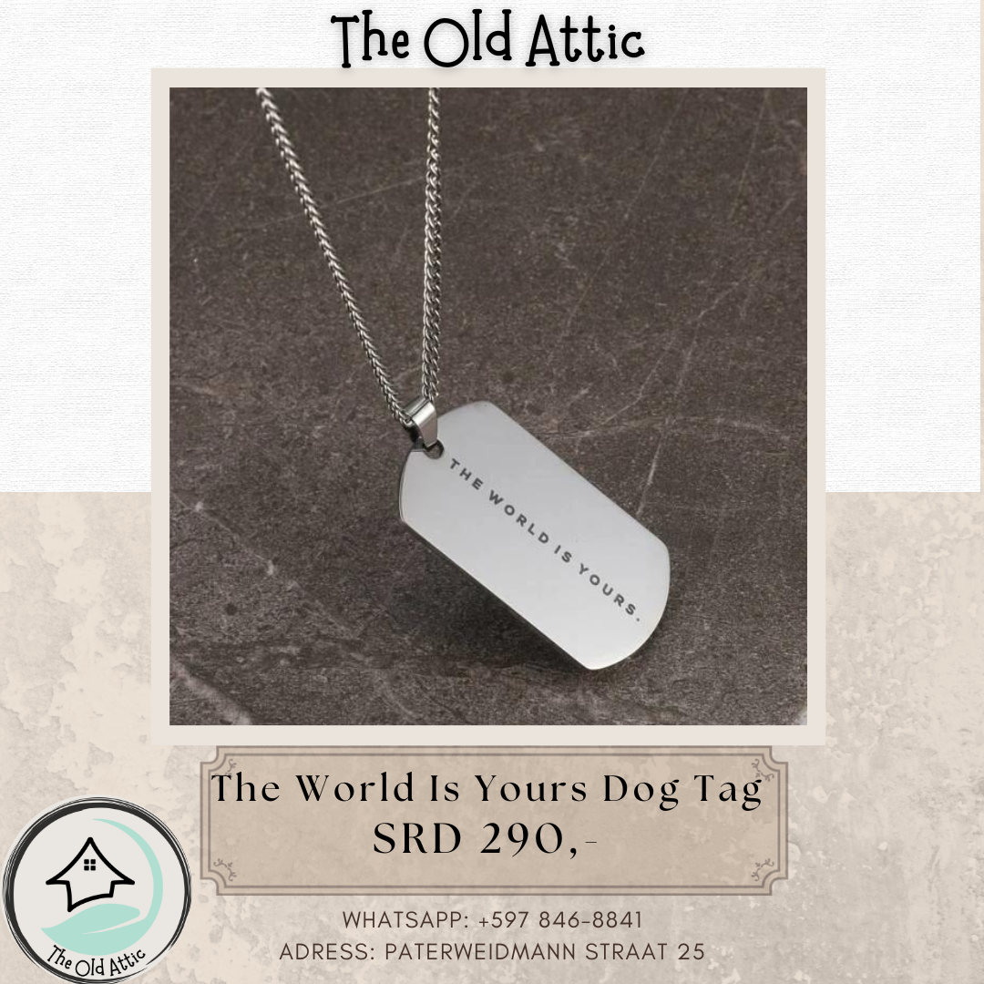 The World Is Yours Dog Tag _0