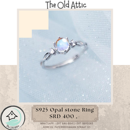 S925 Opal Stone Ring 