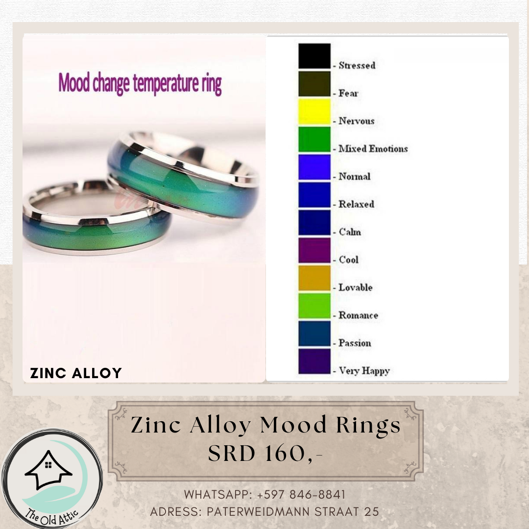 Zinc Alloy Mood Rings _0