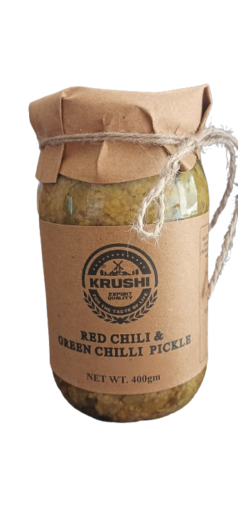 Krushi Red Chilly & Green Chilly Pickle_0
