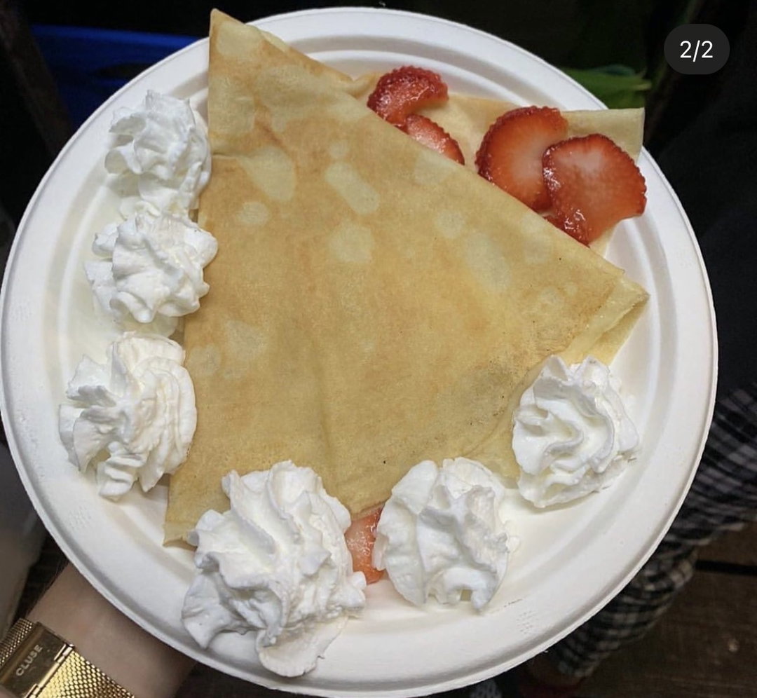 Crepe - Strawberries & Cream