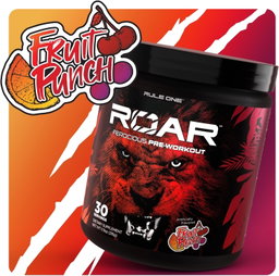 R1 ROAR PRE-WORKOUT FRUIT PUNCH 30 SERVINGS