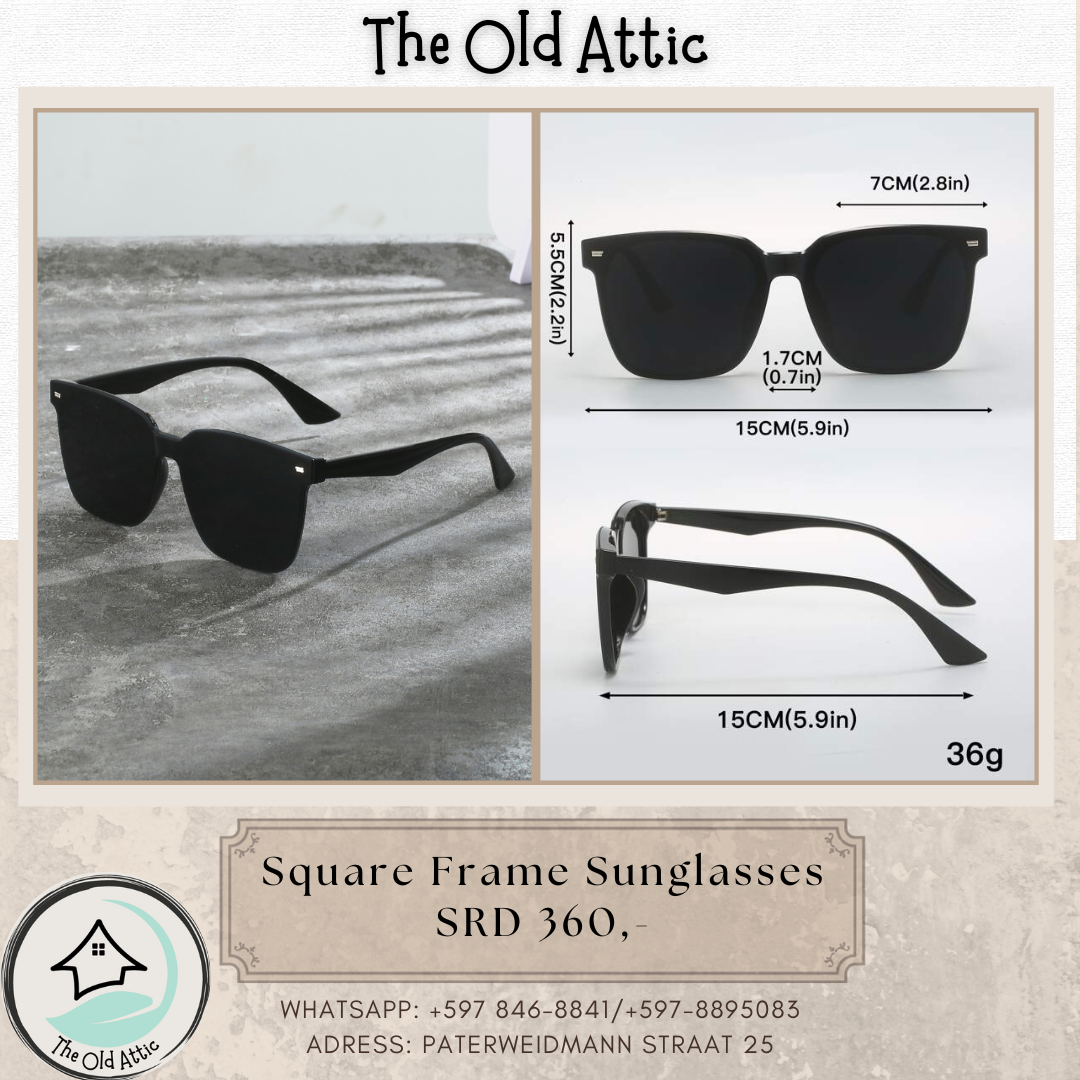 square frame sunglasses