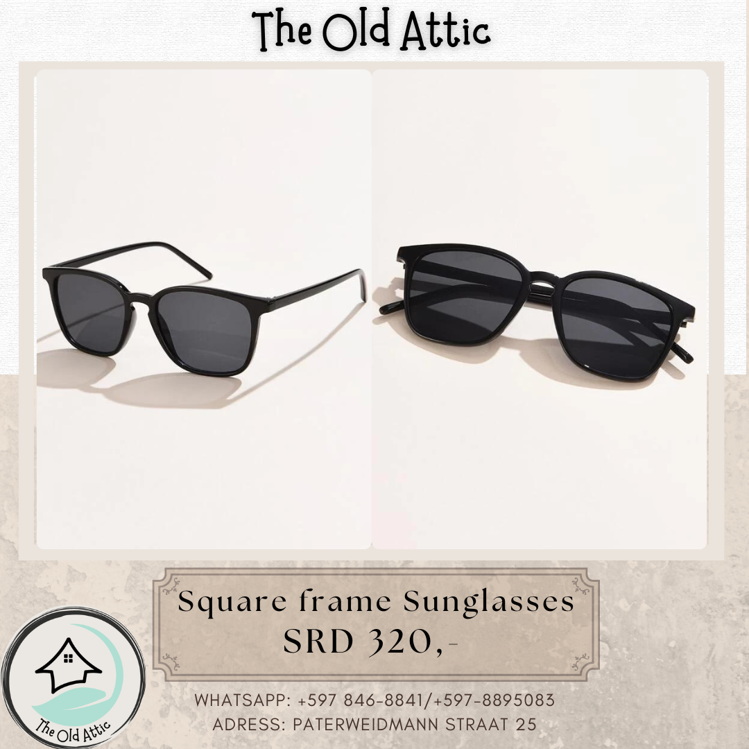 square frame sunglasses _0