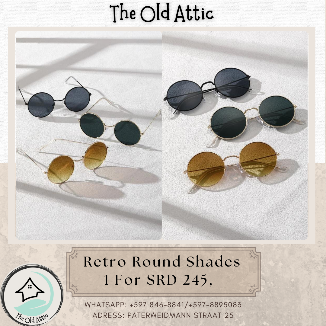 retro round shades brown
