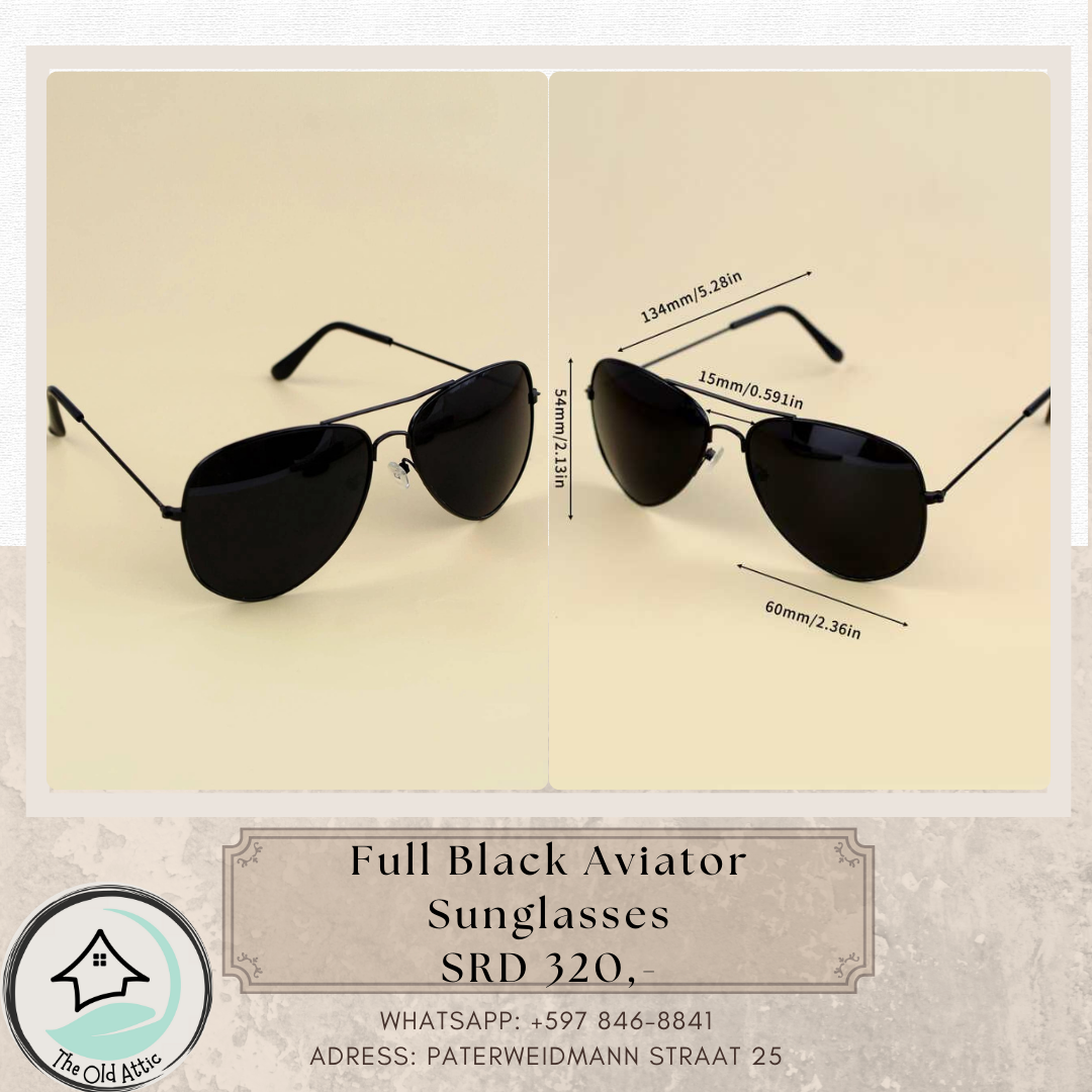 full black aviator sunglasses