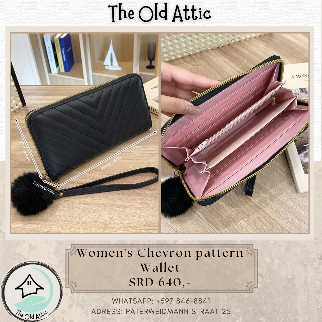 women chevron pattern wallet _0
