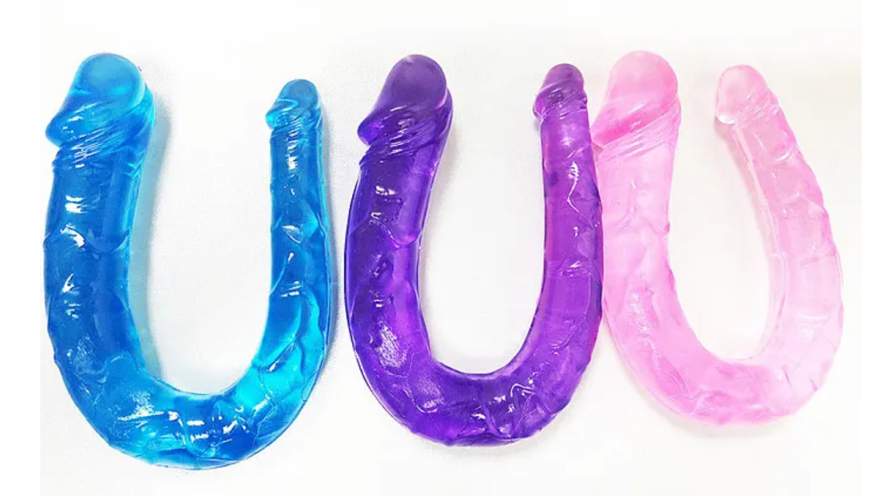 Realistic MINI Double Eended Dildo G-Spot Massager_2