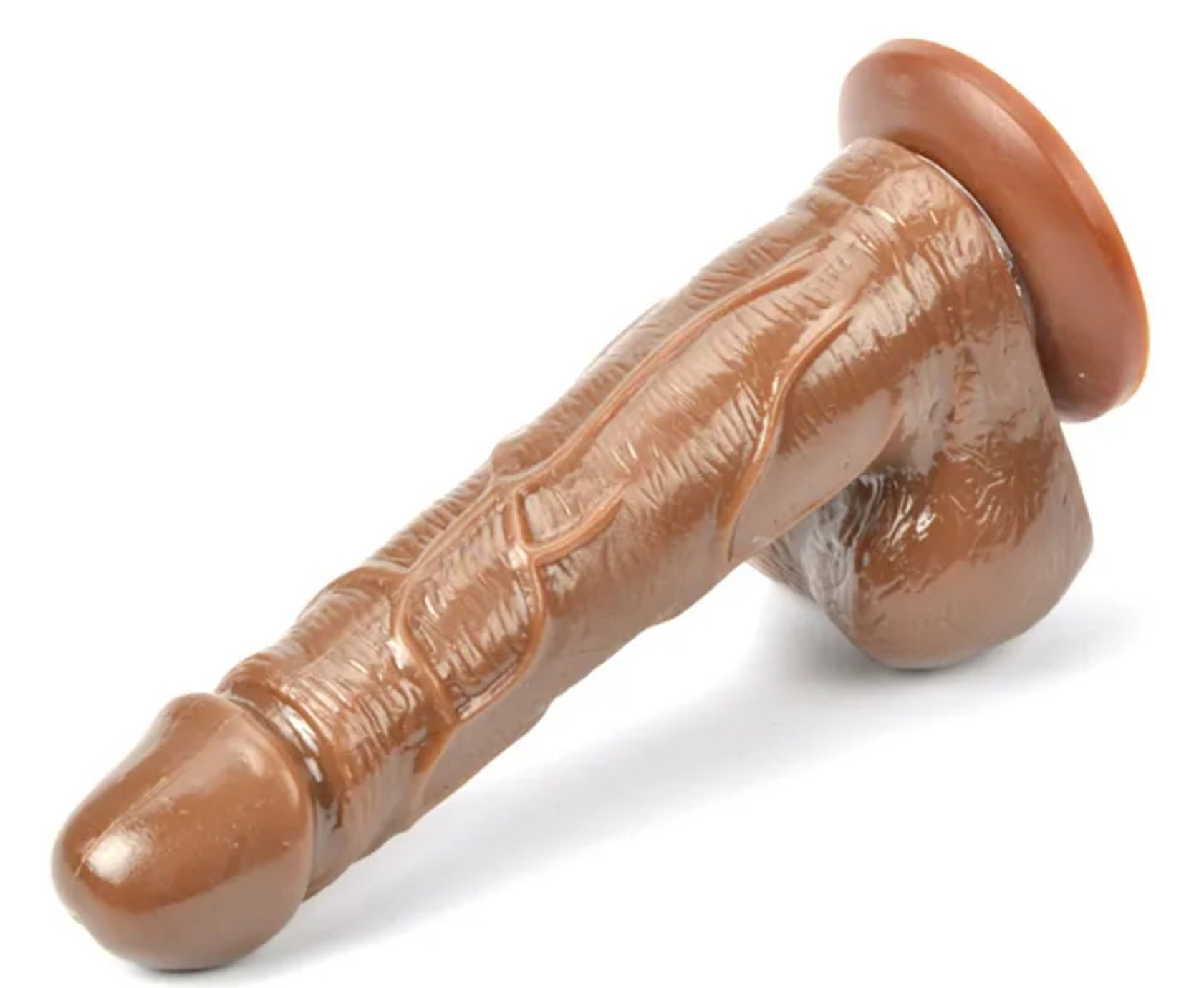 Medium Realistic Dildo Lifelike Big Real Dong Suction Cup_2