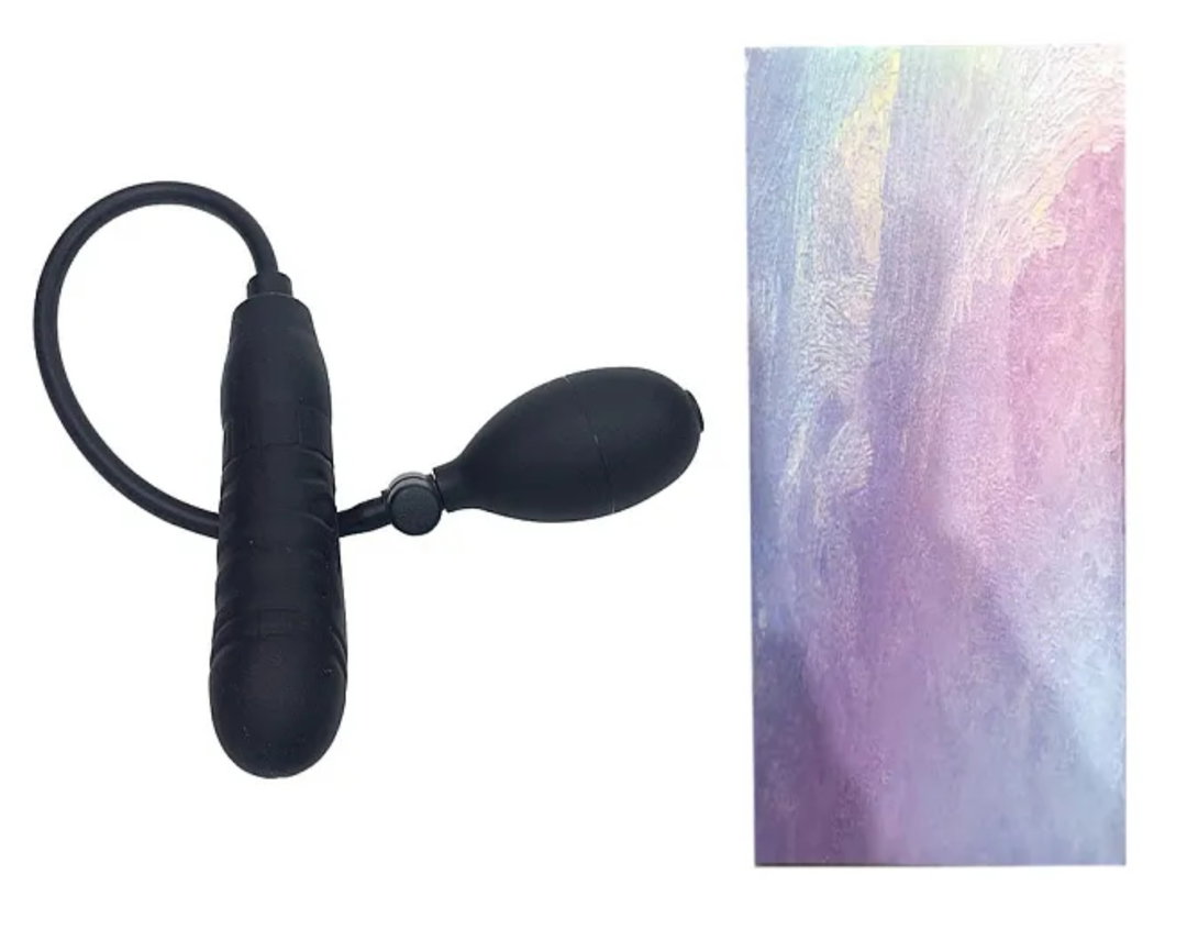 Inflatable Huge Dildo With Pump Realistic Anal Plug