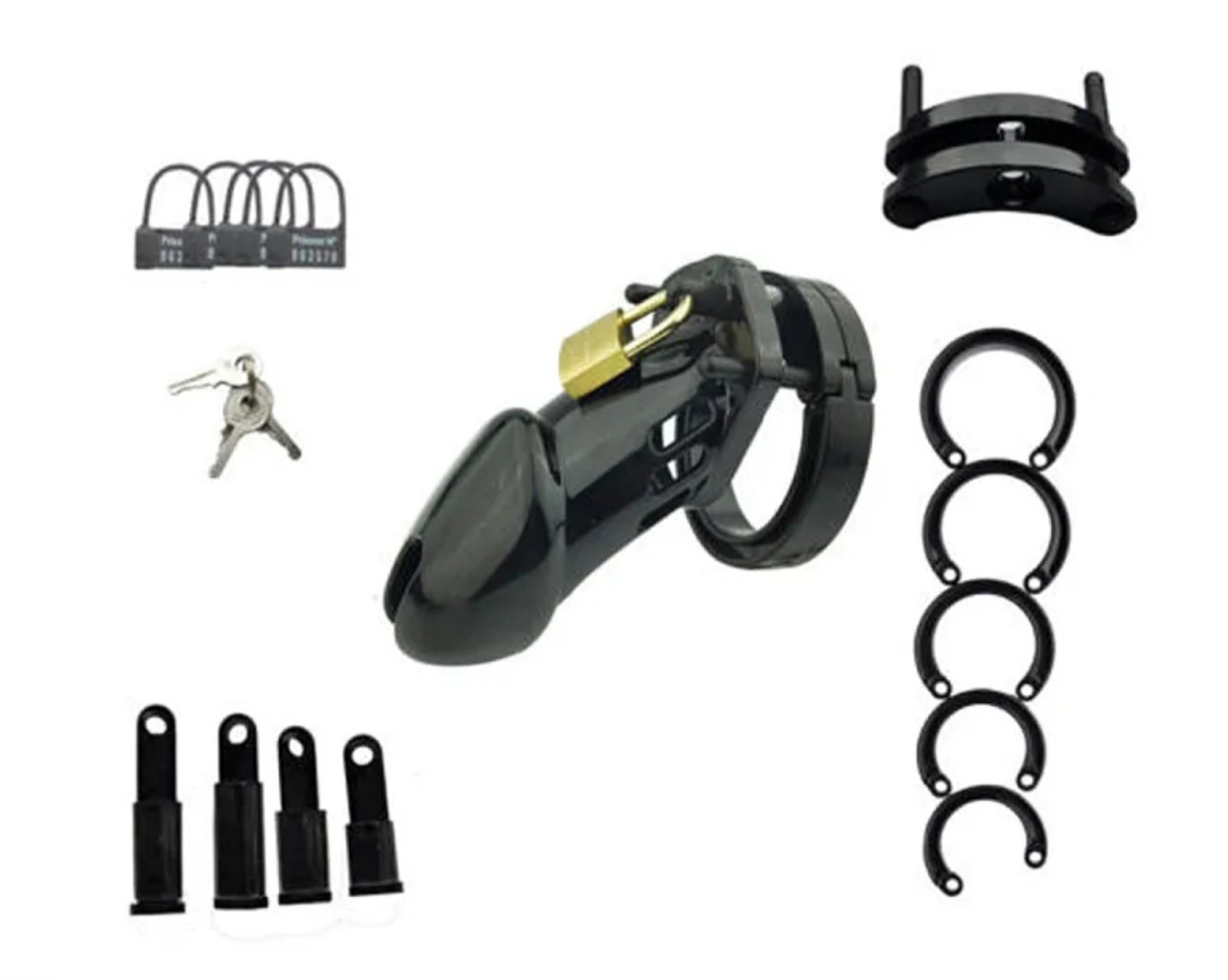 Male Chastity Device Belt Cage Gimp penis Cock Cage_3