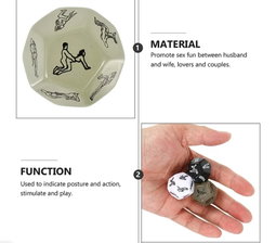 Sex Dice 12 Sided Couples Gambling Adult Game