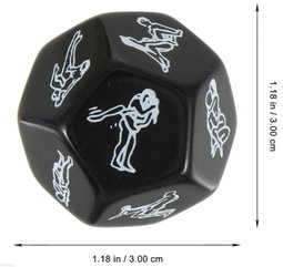 Sex Dice 12 Sided Couples Gambling Adult Game
