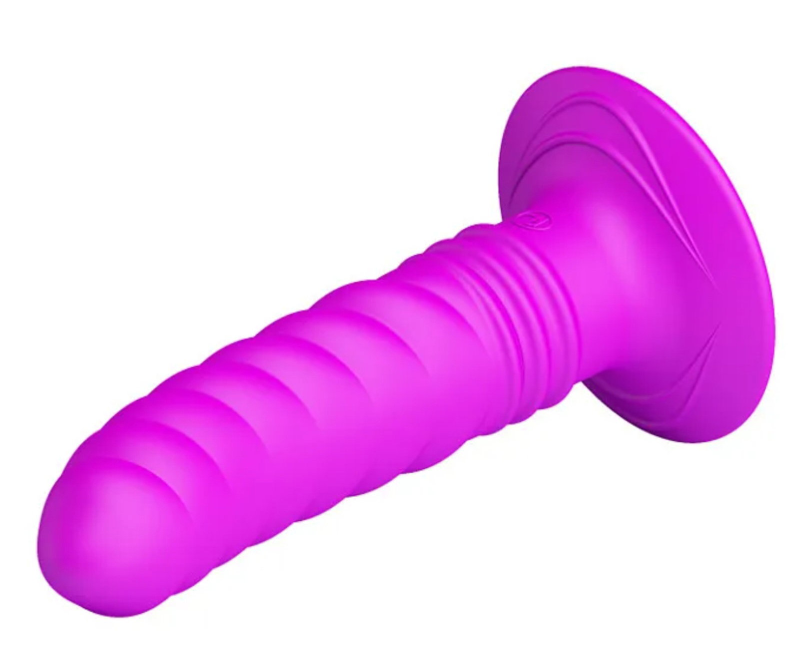 10 Speed Super Suction Full silicone Anal Vibrator_2