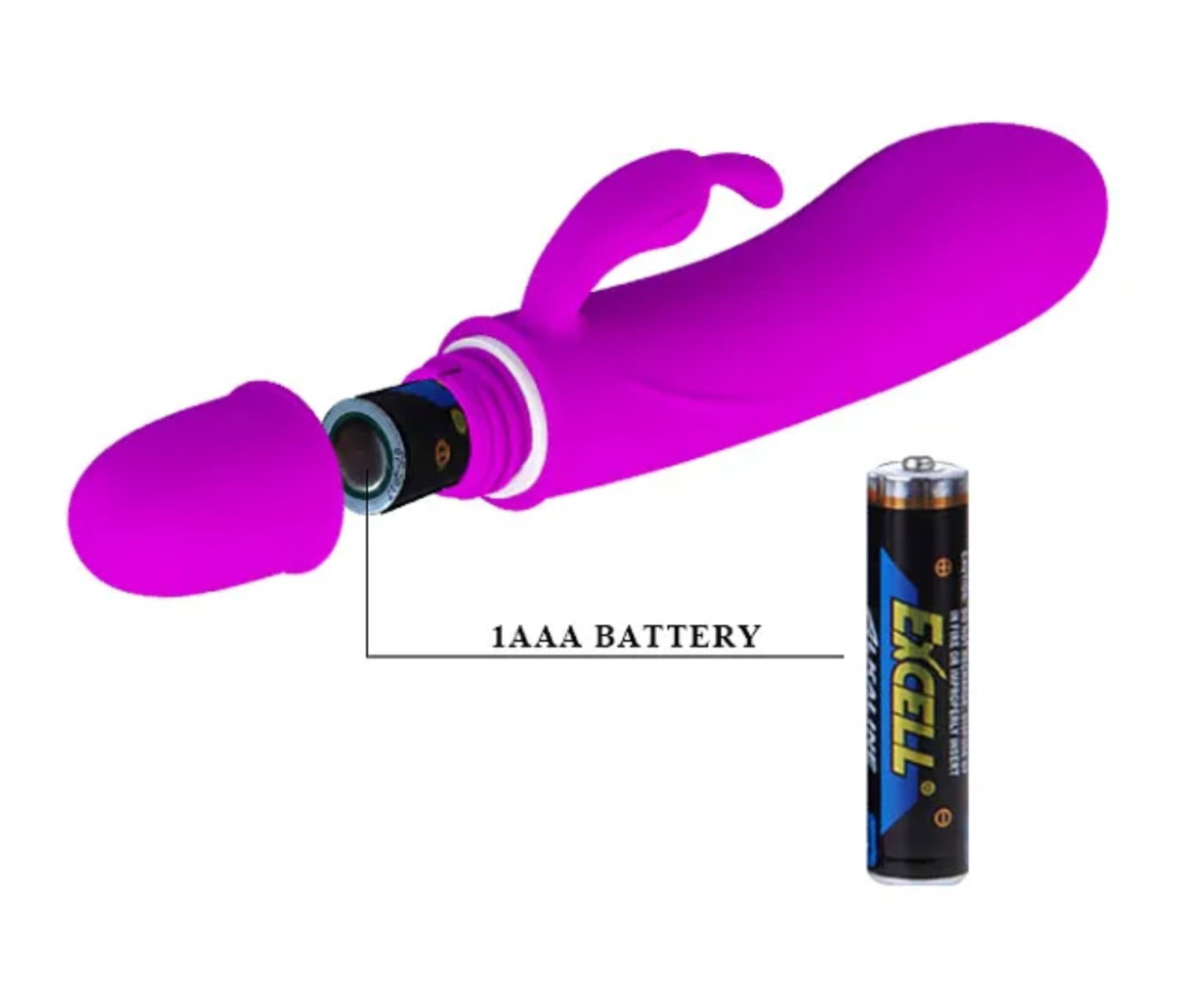 10 Speed Vibrating Dildo Rabbit Vibrator_2