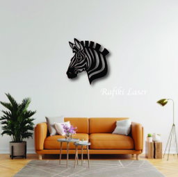 Zebra Metal Wall Art Decor