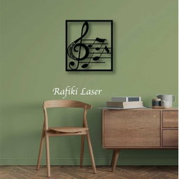 Treble Clef Metal Wall Art Decor
