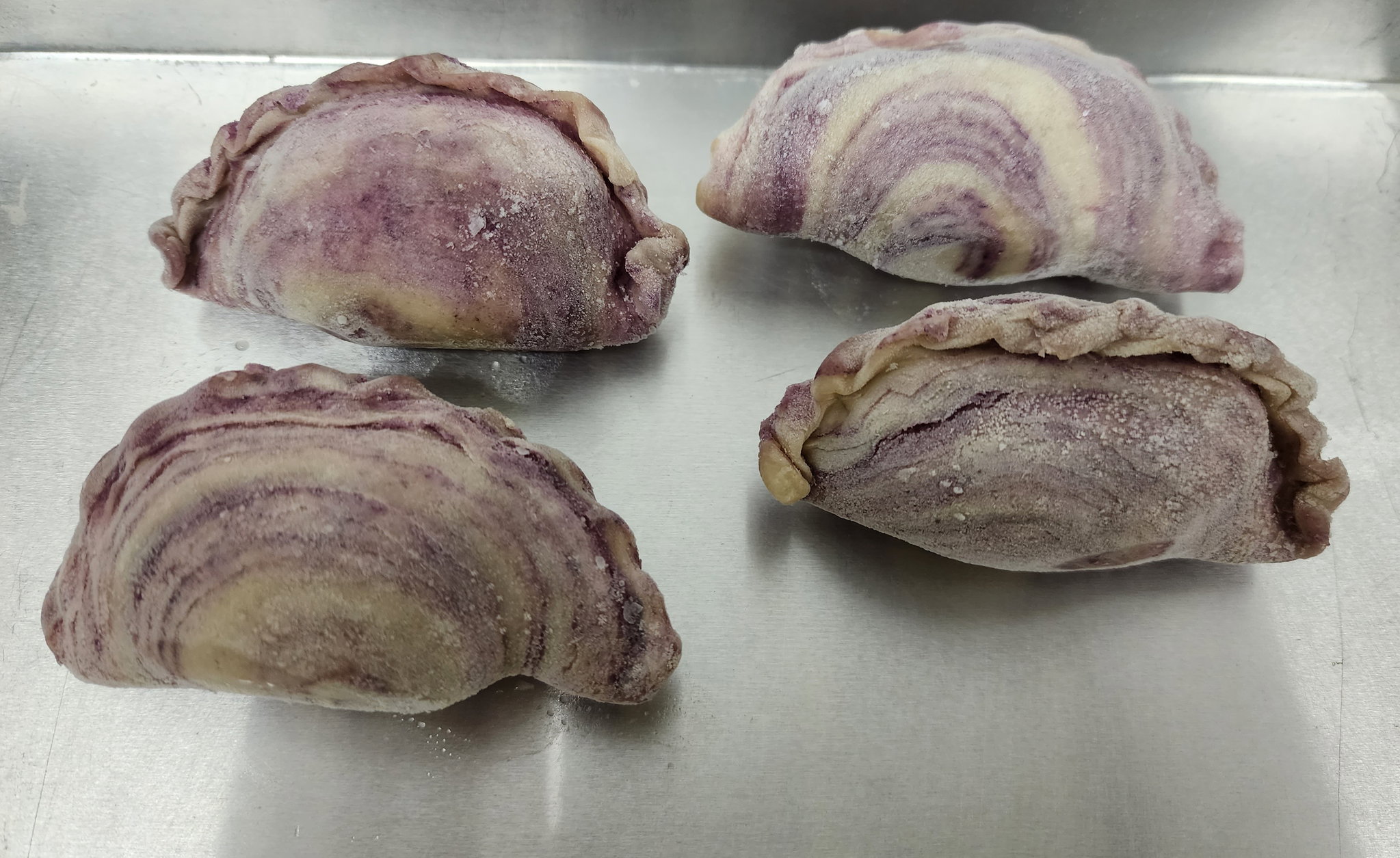 Vegan Purple potato taro puffs! Top seller! 60 to 65g each!5pcs $9.50)(10 pcs $17)_2