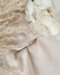 PAVED HALF ETERNITY RING