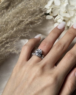 PETIT ROUND FULL ETERNITY RING