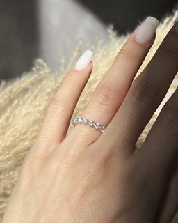 PETIT ROUND FULL ETERNITY RING