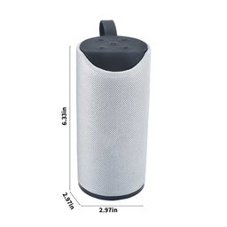 Harwa Portable Wireless Speaker with TF Card Functionality - White