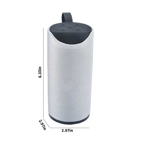 Harwa Portable Wireless Speaker with TF Card Functionality - White