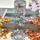Imitation Gold Silver Copper Foil Leaf Flake Sheets Bulk Foil Paper for DIY Nail Art Decor - Set of 3