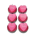 6PCS Romantic Love Heart Shaped Candles_5