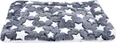 Pet Fluffy Fleece Soft Mat Cushion Pad - White Star（ Small / Medium ）