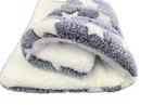 Pet Fluffy Fleece Soft Mat Cushion Pad - White Star（ Small / Medium ）_5