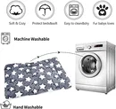 Pet Fluffy Fleece Soft Mat Cushion Pad - White Star（ Small / Medium ）