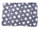 Pet Fluffy Fleece Soft Mat Cushion Pad - White Star（ Small / Medium ）_7
