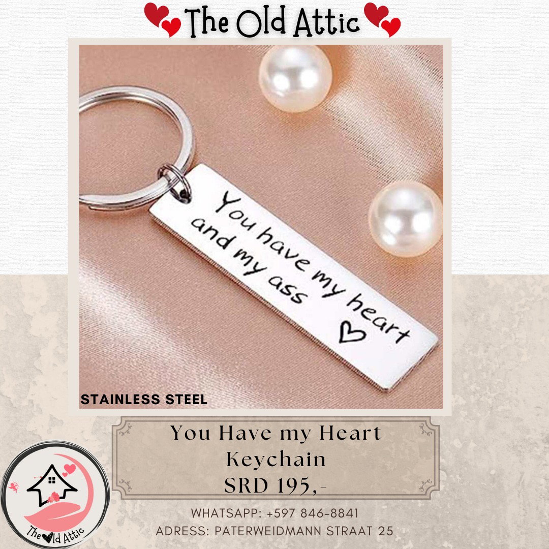 You have my heart and my ass keychain _0