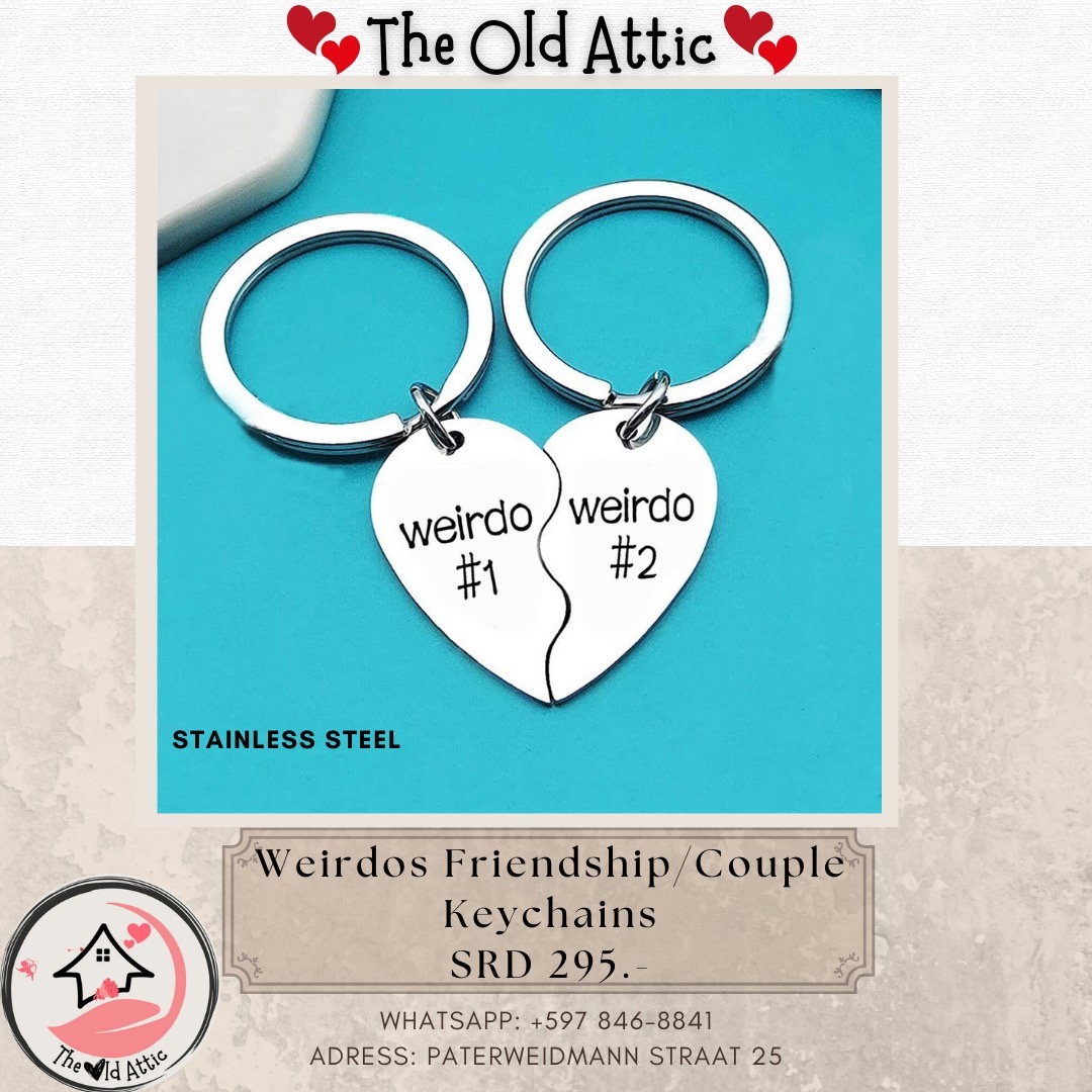 Weirdos friendship keychain