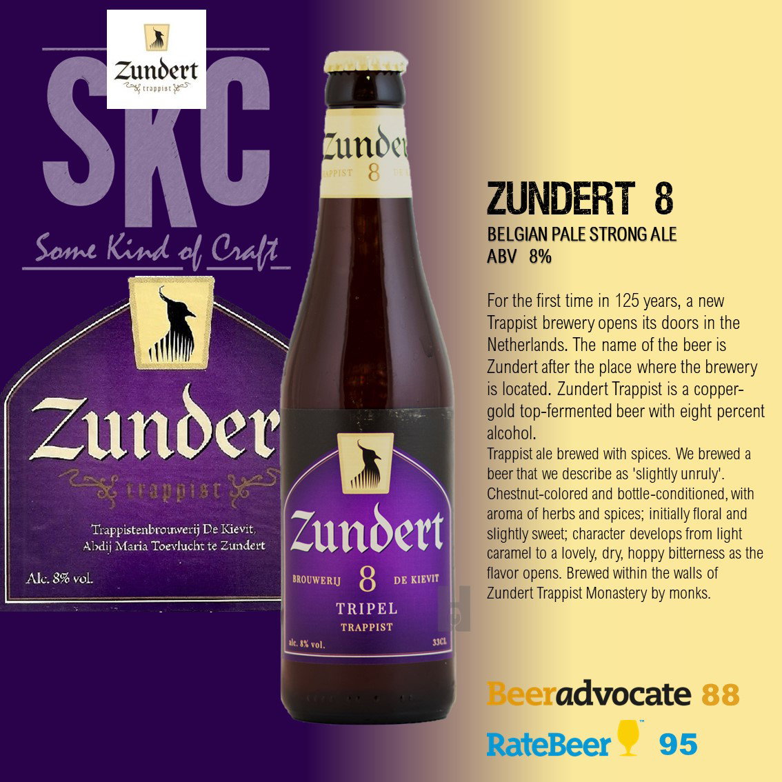 Zundert 8 Trappiste Beer 8%_0