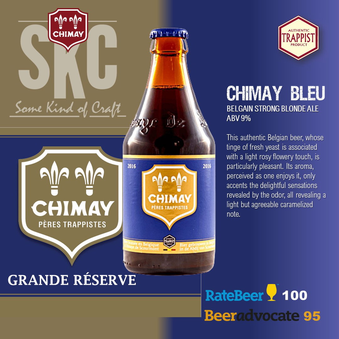 Chimay Bleu (Trappiste Beer) 9% [1, 4 or 24 Btls]