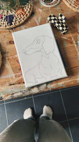 Mothers Day Pet Portrait 